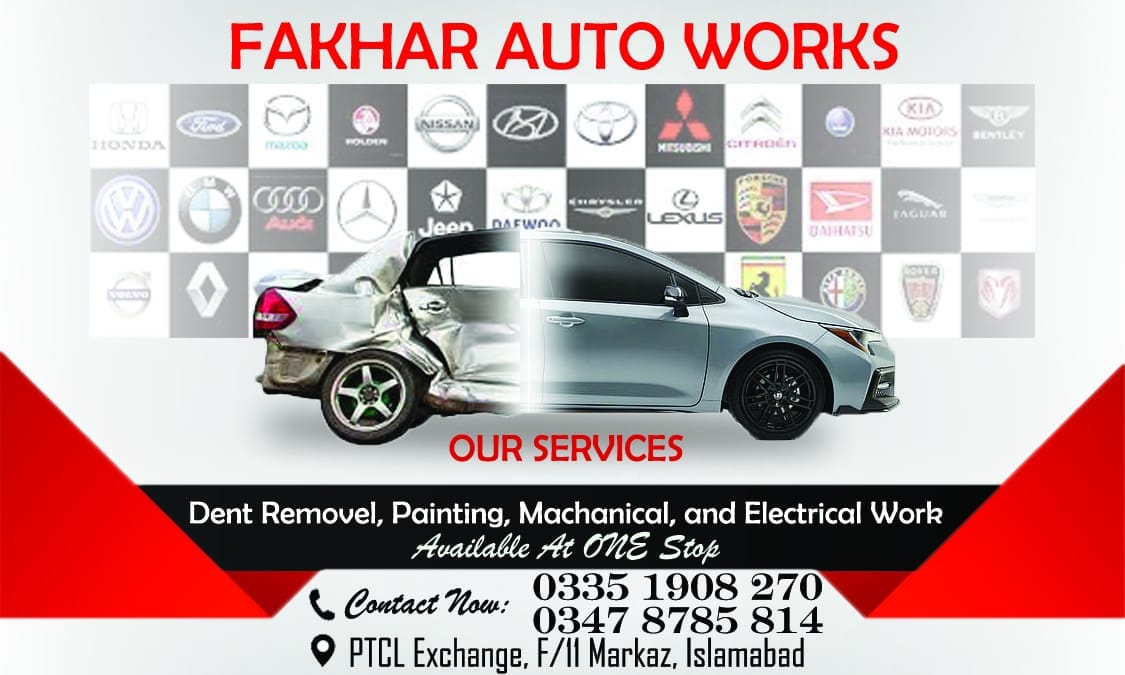 Painting at Fakhar Auto Workshop